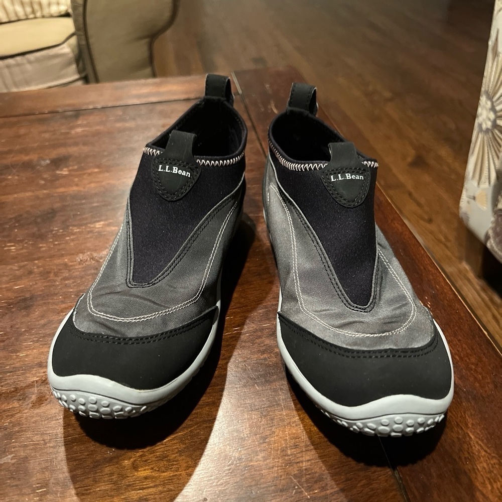 LL Bean Shoes Women’s 9 Aqua Black Gray USA